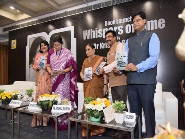 Dr Krishna Saksena's book 'Whispers of Time' unveiled