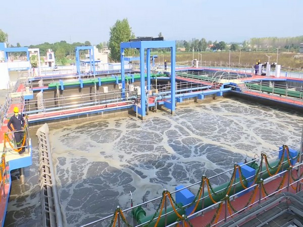 The 14 MLD Sewage Treatment Plant (STP) inaugurated in Sarai, Haridwar on Thursday.