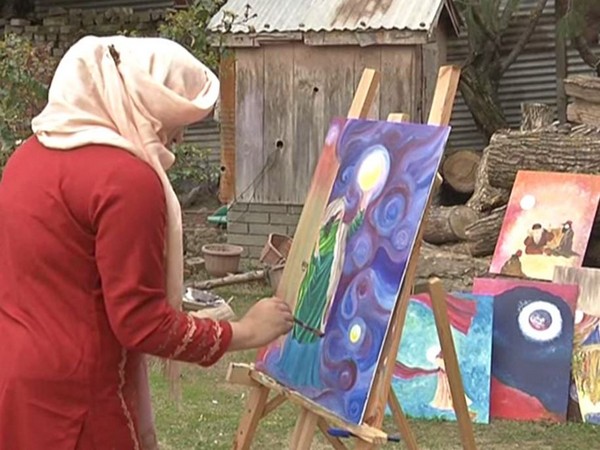 Female Sufi painter from J-K inspires people to use art as therapy