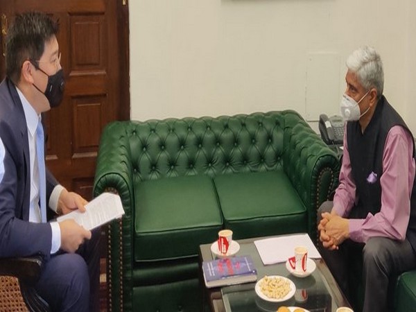 Vikas Swarup meets Ambassador of Kazakhstan, takes stock of ongoing cooperation activities