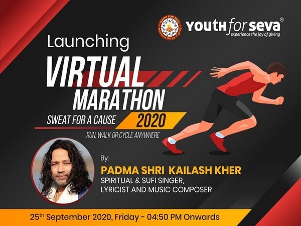Youth for Seva Virtual Marathon launch with Padmashri Kailash Kher - Sweat for a Cause 2020 - Run, Walk or Cycle