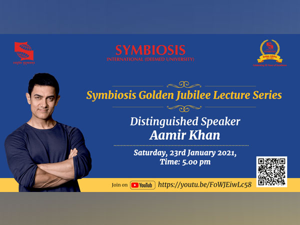 On Saturday, 23rd January, 2021 at 5 pm actor Aamir Khan will be delivering a lecture