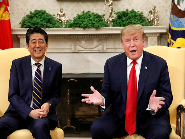 Abe: Trump promises cooperation on abduction issue