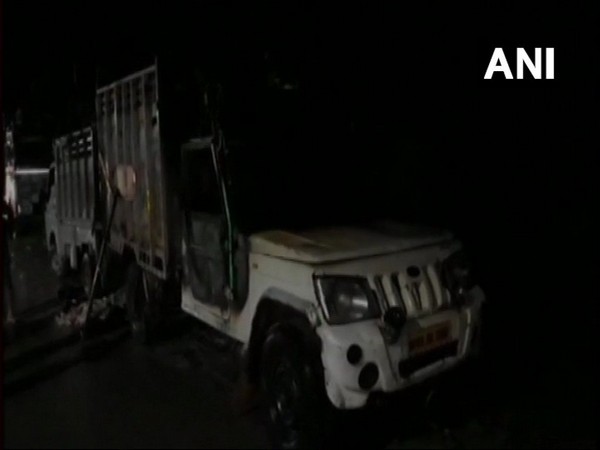UP: Vehicle with animal remains set ablaze