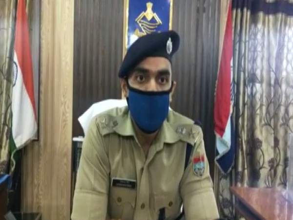 Lokeshwar Singh, Superintendent of Police, Champawat speaking over the issue of Nepalese citizens' plantation drive at the border area.