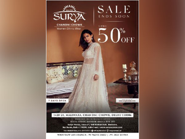 Spreading smiles before the festive season, Surya Sarees announces exciting discounts and offers
