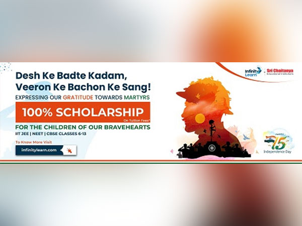 Infinity Learn Scholarships for the Children of Martyrs
