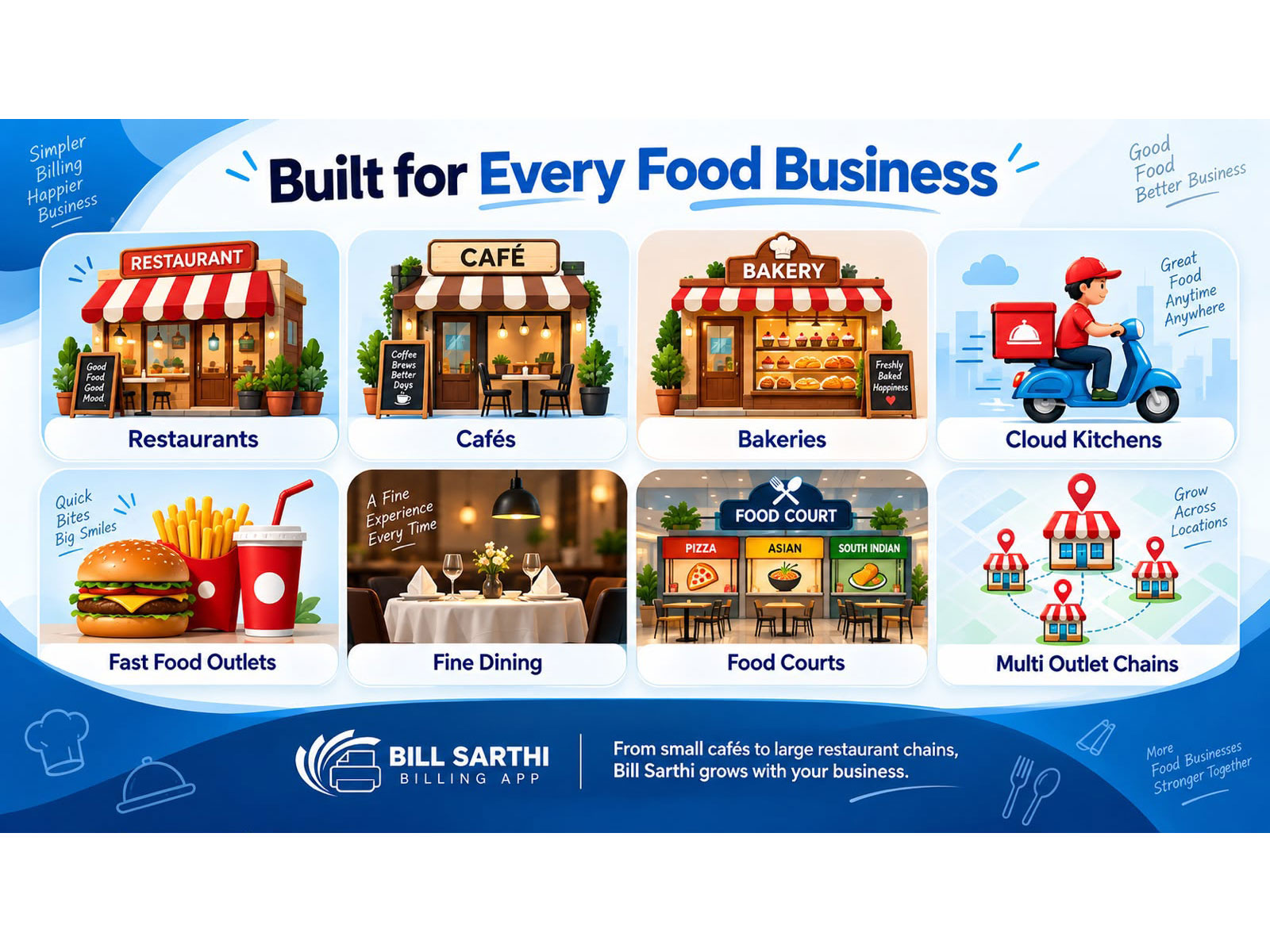 Bill Sarthi Expands Restaurant Management Platform Across Android, iOS, iPad, Windows and MacBook