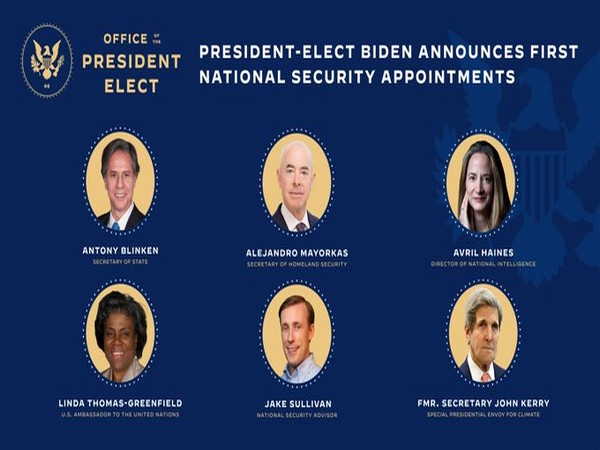 Biden announces 'crisis-tested' national security team, Antony Blinken as Secretary of State