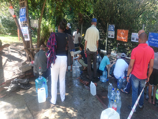 Locals stage rally against water crunch