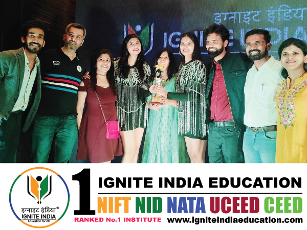 Winners of Meraki by IGNITE INDIA EDUCATION Best Coaching for NID NIFT NATA UCEED CEED