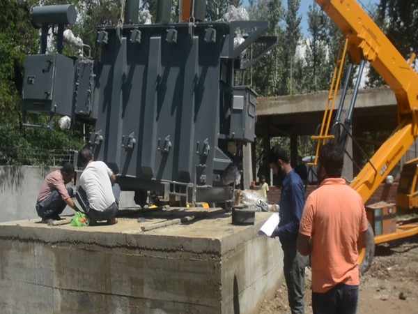 Construction of power receiving station under Centre's scheme in full swing at J-K's Anantnag