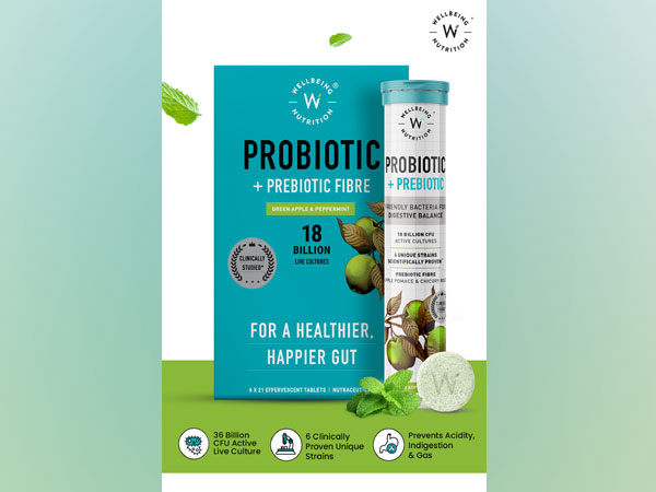 Wellbeing Nutrition launches Plant-Based and Clinically Studies Probiotic + Prebiotic
