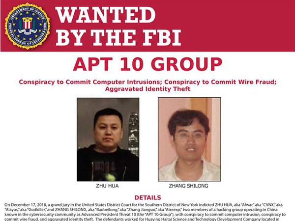 China calls U.S. arrogant and selfish after hacking indictment