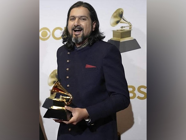 Ricky Kej at the 64th Grammy Awards in Las Vegas