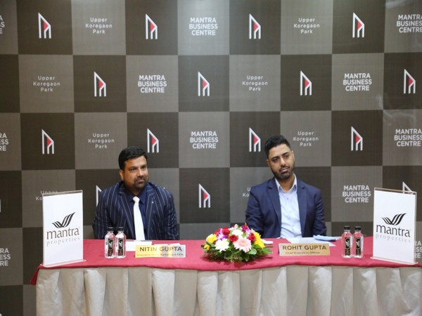 Nitin Gupta, President - Sales, Marketing, and CRM (Head) and Rohit Gupta - CEO, Mantra Properties at the press conference
