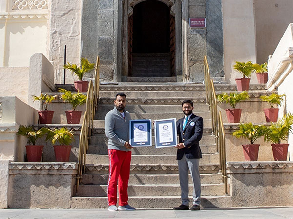 Lakshyaraj Singh Mewar enters the Guinness World Record for a record 6th time