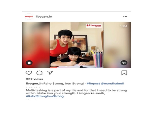 Mandira Bedi supports Livogen tonic's #RahoStrongIronStrong campaign to raise awareness and help Indian women overcome iron deficiency