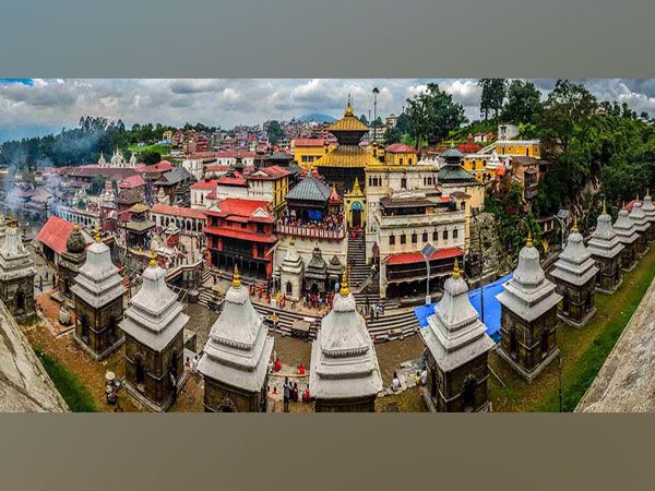Nepali devotees offer Shrawan month prayers from outside gates of Pashupatinath temple