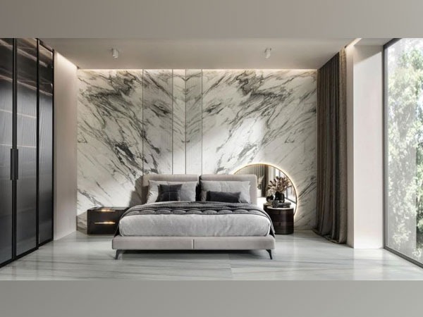 The Quarry curated: Laas Oro Authentico Flooring and Calacatta Manhattan Wall Highlighter | Bedroom
