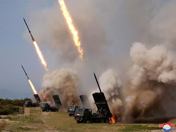 North Korea holds 'strike drill' of rocket launchers, tactical guided weapons: report