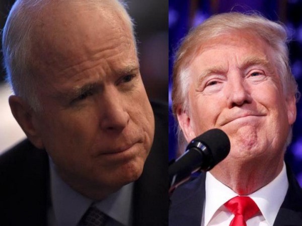 Trump praises John McCain after dodging questions about him