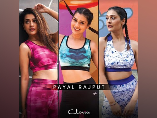 Actress Payal Rajput associates with Clovia, aims to redefine fitness through fashion