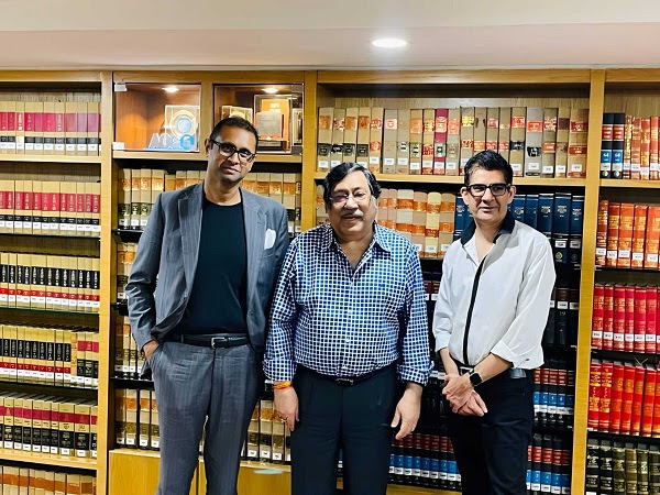 From left Ameet B. Naik - Founder and Managing Partner - Naik Naik & Co., Pravin Anand - Managing Partner - Anand and Anand, Safir Anand - Senior Partner - Anand and Anand
