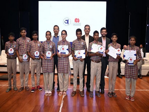 Trustees Chunibhai Gajera, Girdharbhai Gajera and Bakulbhai Gajera felicitated Vatsalyadham Students