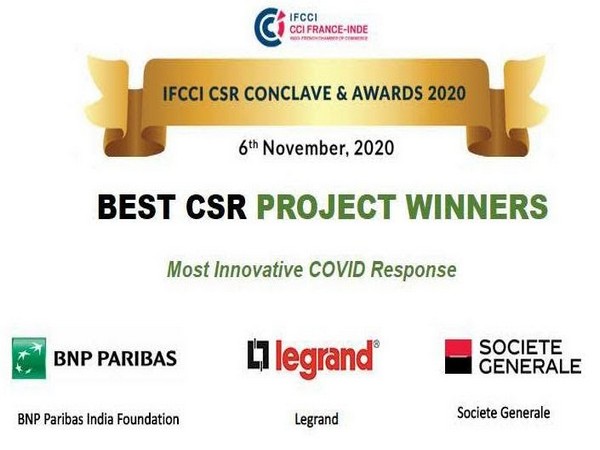 Legrand India wins 'The Most Innovative COVID-19 Response' award at the IFCCI CSR Conclave and Awards 2020
