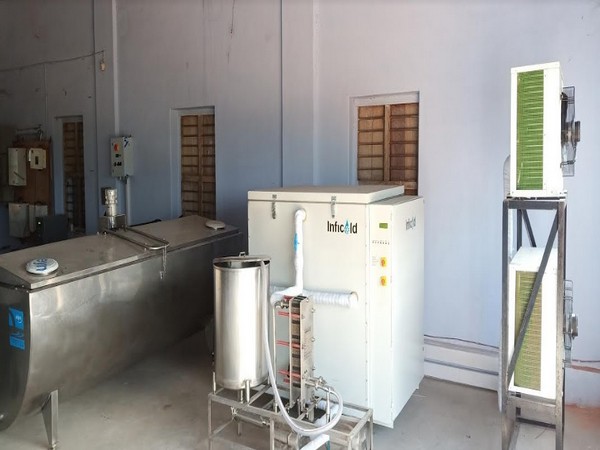Instant Milk Cooler installed at a Milk Collection Center in Tamil Nadu