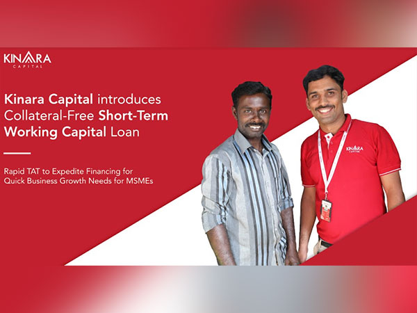 Kinara Capital introduces Collateral-Free Short-Term Working Capital Loan.