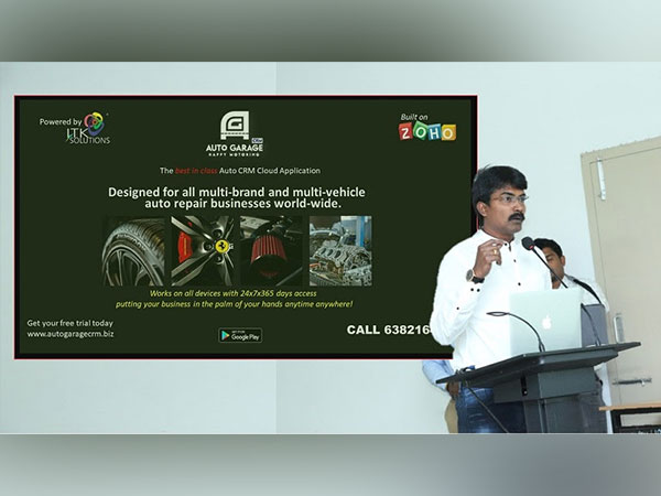 AutoGarage CRM Product launch by Peter Balaji, Global Head - Sales & Support, Zoho Corp