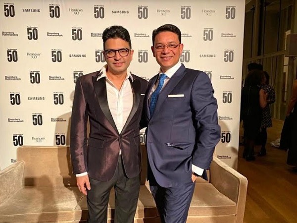 From Left to Right: Bhushan Kumar, Chairman and Managing Director of T-Series with Neeraj Kalyan, President T-Series