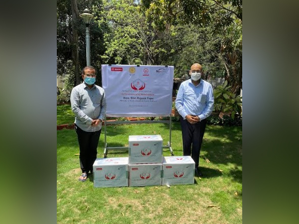 Sany donates 1 Lakh N95 Masks and 5 Lakh 3 Ply Masks to govt of Maharashtra through MIDC
