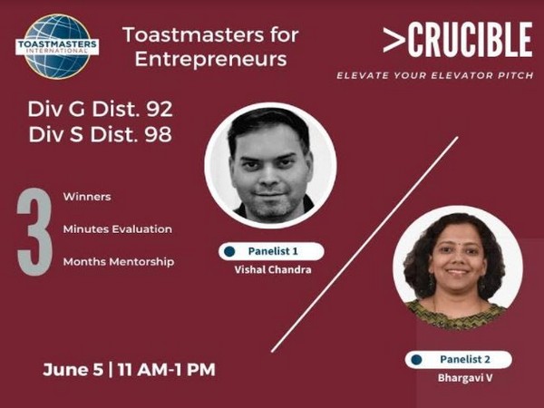Toastmasters of District 98 and 92 Host Crucible, an event exclusively for entrepreneurs