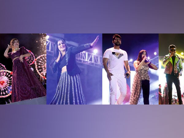 Sapna Choudhary, Pranjal Dahiya, Ajay Hooda, Kanchan Nagar, Navraj Hans performed at the 4-day Holi event in World Street, Faridabad.