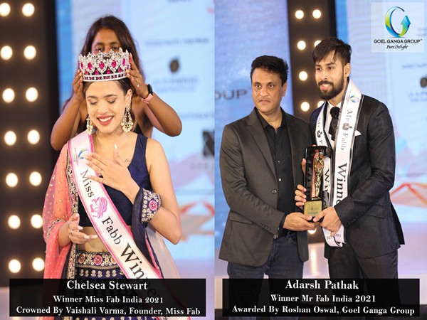 Mumbai's Chelsea Stewart wins Goel Ganga Miss Fab India while Goel Ganga Mr Fab India goes to Nagpur's Adarsh Pathak at the Grand National Finale in Goa