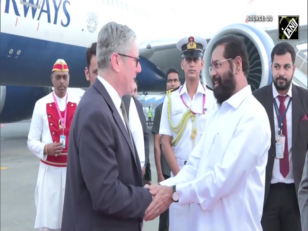 UK PM Starmer arrives at Chhatrapati Shivaji Maharaj Airport in Mumbai for his first official visit
