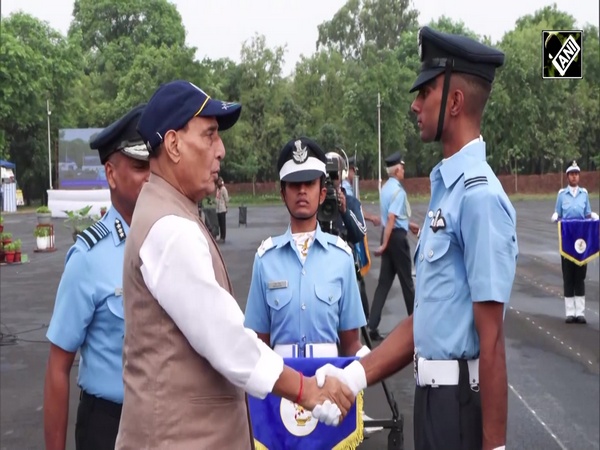 TOUCH THE SKY WITH GLORY! RM Rajnath Singh pips out new IAF officers at POP 2026