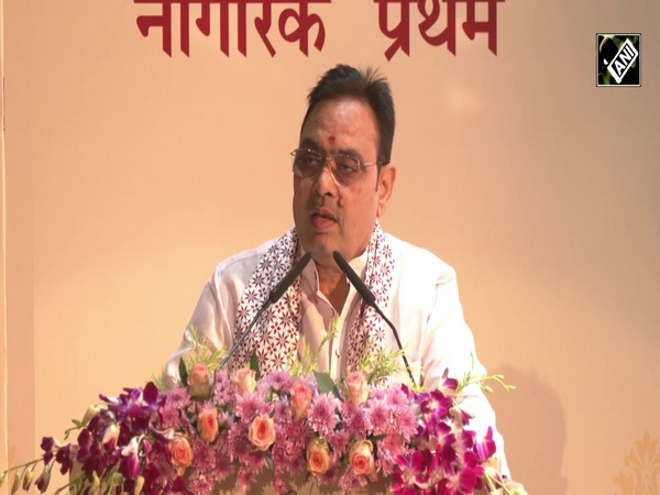 Rajasthan CM Bhajanlal Sharma addresses the DBT Amount Transfer Program