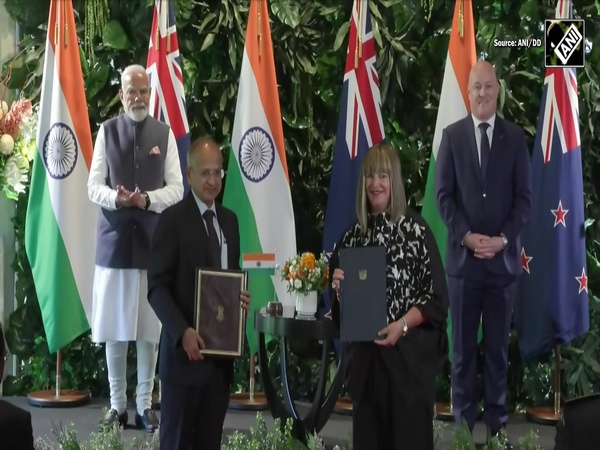 Watch: Indian & New Zealand representatives exchange MoU marking new heights in bilateral relations
