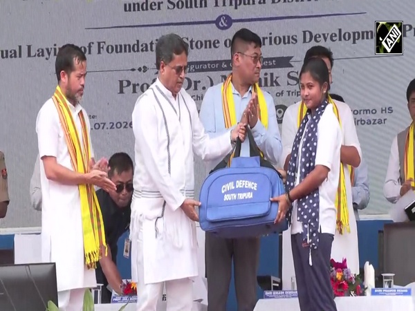 CM Manik Saha launches development projects, lays foundation stones in Tripura