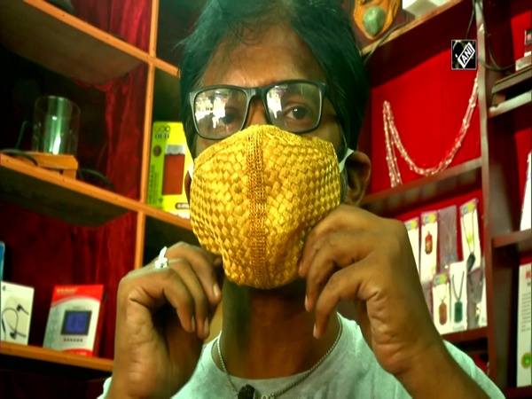 Coimbatore goldsmith designs face mask made of gold worth Rs 2.75 lakh
