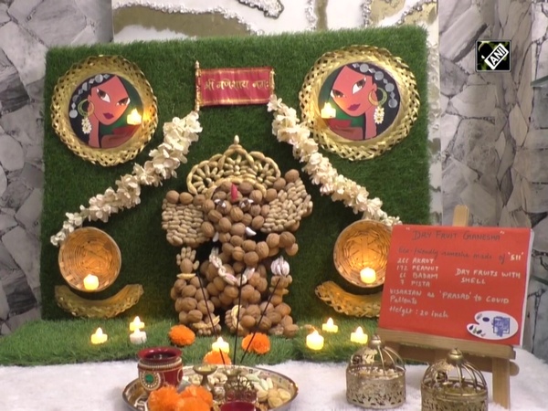 Ganpati made of dry fruits to be set up in Surat's COVID hospital