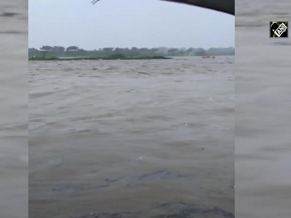 Aahu River swells in Rajasthan’s Jhalawar following heavy rainfall