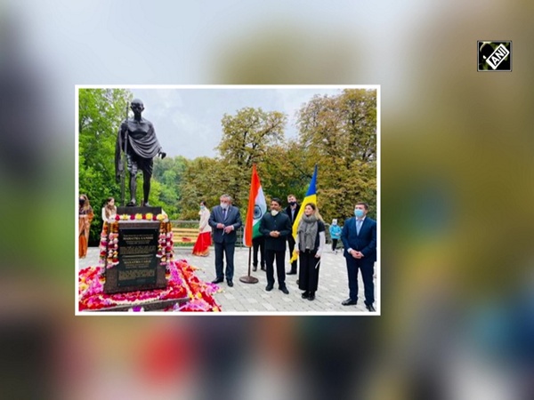 Watch: Mahatma Gandhi’s statue unveiled in Ukraine on his birth anniversary