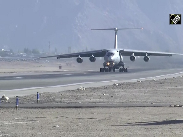 Watch: IAF’s C-17 Globemaster transport aircraft lands at Leh airbase with supplies for troops