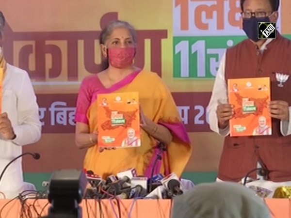 Bihar polls: Nirmala Sitharaman releases BJP’s manifesto