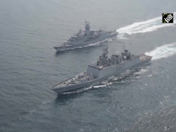 Watch: Ships carrying out anti submarine warfare ops, cross deck landings in Bay of Bengal